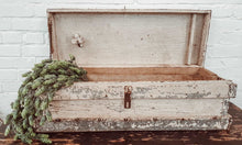 Load image into Gallery viewer, Early Antique White Trunk/Chest | Vintage Character