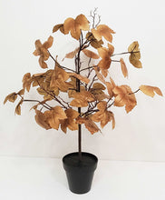 Load image into Gallery viewer, Old Maple Leaves 33" Tree Fall Decor Aged Dried Leaves | Vintage Character
