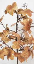 Load image into Gallery viewer, Old Maple Leaves 33" Tree Fall Decor Aged Dried Leaves | Vintage Character