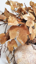 Load image into Gallery viewer, Old Maple Leaves 48" Fall Stem/Spray/Branch Aged Dried Leaves