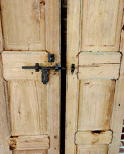Load image into Gallery viewer, Antique Pair of Bleached Wooden Pine Doors ~Ships Free | Vintage Character