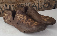 Load image into Gallery viewer, Antique Wooden Shoe Mold Set of 2~Brown | Vintage Character
