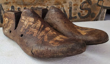 Load image into Gallery viewer, Antique Wooden Shoe Mold Set of 2~Brown