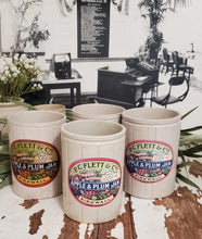 Load image into Gallery viewer, Antique European Jam Jar Crock w/ Label | Vintage Character