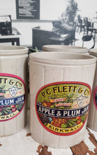 Load image into Gallery viewer, Antique European Jam Jar Crock w/ Label | Vintage Character