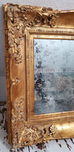 Load image into Gallery viewer, Antique Gold Ornate Mirrored Frame