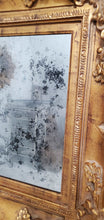 Load image into Gallery viewer, Antique Gold Ornate Mirrored Frame