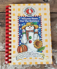 Load image into Gallery viewer, Vintage Gooseberry Patch Cookbook "Welcome Home for the Holidays"
