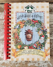 Load image into Gallery viewer, Vintage Gooseberry Patch Cookbook "Holidays at Home"