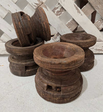 Load image into Gallery viewer, Antique Seed Spreader Candle Holder