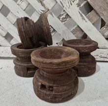 Load image into Gallery viewer, Antique Seed Spreader Candle Holder