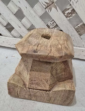 Load image into Gallery viewer, Antique Bleached Wood Capital