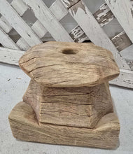 Load image into Gallery viewer, Antique Bleached Wood Capital