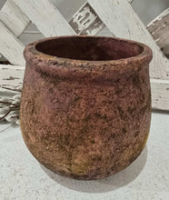 Load image into Gallery viewer, Burnt Orange Clay Pottery Vase ~Small
