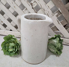 Load image into Gallery viewer, Large White Clay Pitcher