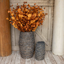 Load image into Gallery viewer, 35" Rust Orange Eucalyptus Spray | Vintage Character