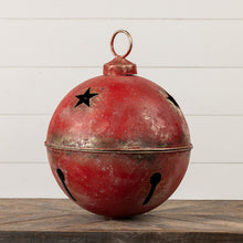 Load image into Gallery viewer, Jumbo Oversized Rustic Red Sleigh Jingle Bell ~ Extra Large 20"