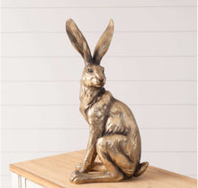 Load image into Gallery viewer, Gold Hare Rabbit ~ Standing