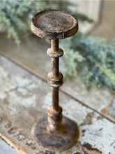 Load image into Gallery viewer, Oasis Pillar Candle Holder Set of 3 Distressed Finish