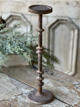 Load image into Gallery viewer, Oasis Pillar Candle Holder Set of 3 Distressed Finish