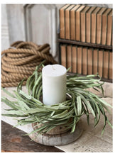 Load image into Gallery viewer, Green Grass Serene Shoals Candle Ring | Vintage Character