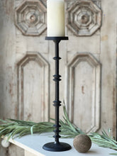 Load image into Gallery viewer, Sycamore Black Candle Holder ~ Pillar
