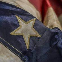 Load image into Gallery viewer, Antiqued American Flag Bunting | Vintage Character