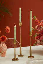 Load image into Gallery viewer, Auric Gold Gilded Candlestick Set of 3