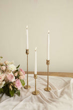 Load image into Gallery viewer, Auric Gold Gilded Candlestick Set of 3