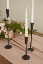 Load image into Gallery viewer, Davina Black Metal Candlestick Set of 3