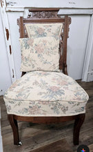 Load image into Gallery viewer, Antique Eastlake Chair Set with Stool
