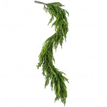 Load image into Gallery viewer, Christmas Frosted Norfolk Pine Garland 65"