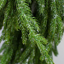 Load image into Gallery viewer, Christmas Frosted Norfolk Pine Garland 65"