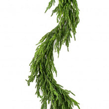 Load image into Gallery viewer, Christmas Frosted Norfolk Pine Garland 65"