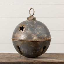 Load image into Gallery viewer, Jumbo Oversized Rustic Grey Sleigh Jingle Bell ~ Extra Large 20"