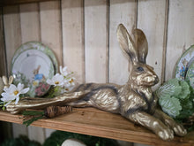 Load image into Gallery viewer, Gold Hare Rabbit ~ Laying