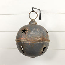 Load image into Gallery viewer, Jumbo Oversized Rustic Grey Sleigh Jingle Bell ~ Extra Large 15.75"