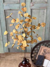 Load image into Gallery viewer, 34" Mustard Yellow Eucalyptus Penny Leaf Spray