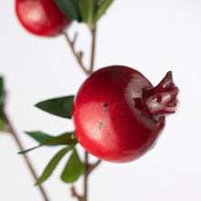 Load image into Gallery viewer, Red Pomegranate Stem ~ 35"