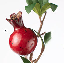 Load image into Gallery viewer, Red Pomegranate Stem ~ 35"
