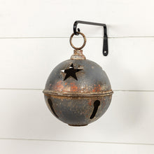 Load image into Gallery viewer, Jumbo Oversized Rustic Grey Sleigh Jingle Bell ~ Extra Large 11.25"