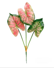 Load image into Gallery viewer, Faux Caladium Stem ~ Watermelon