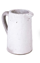 Load image into Gallery viewer, Large White Clay Pitcher