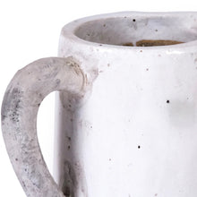 Load image into Gallery viewer, Large White Clay Pitcher