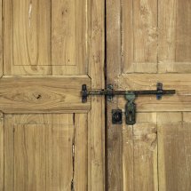Load image into Gallery viewer, Antique Pair of Bleached Wooden Pine Doors ~Ships Free | Vintage Character